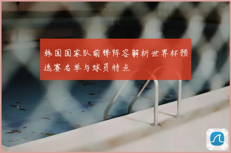 韩国国家队前锋阵容解析世界杯预选赛名单与球员特点